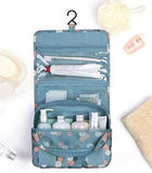 Yosoo Hanging Toiletry Makeup Cosmetic Travel Case Bathroom Makeup Or Shaving Kit Bag Folding