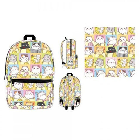 Bananya Tile Cat Sublimated Backpack