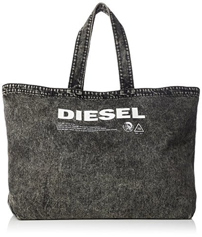 Diesel Men's THISBAGISNOTATOY D-THISBAG Shopper L-Shopping Bag, grey denim One Size