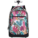 Women Trolley Backpack Computer Bag Rolling Business Bag Schoolbag Luggage