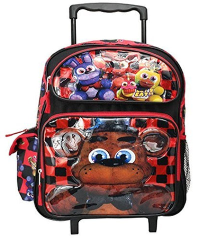 2018 NEW Five Nights at Freddy's Foxy Bonnie Chica & Freddy Large 16" Rolling Backpack