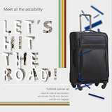 Coolife Luggage 3 Piece Set Suitcase Spinner Softshell Lightweight