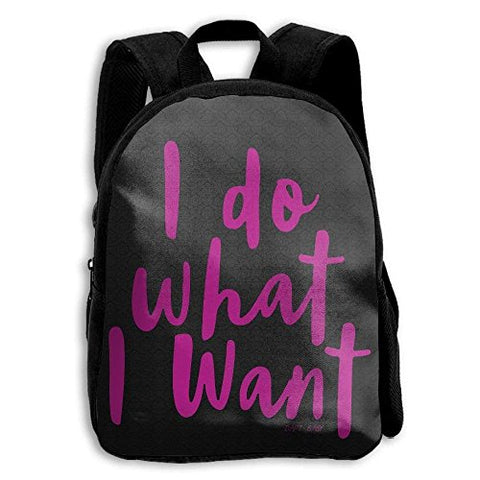 Kids Backpack I Do What I Want Girls School Bag Multipurpose Daypacks Backpacks