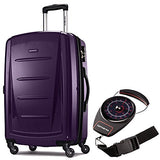Samsonite Winfield 2 Fashion HS Spinner 28" Purple (56846-1717) Portable Luggage Scale Red/Black