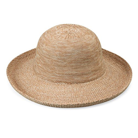 Wallaroo Women'S Petite Victoria Sun Hat - Stylish Yet Packable, Mixed Camel