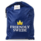 The Friendly Swede Waterproof Backpack Dry Bag 33L with Laptop Pocket, Roll Top Seal, Ergonomic