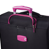 Mia Toro Italy Piuma Softside 24 Inch Spinner Luggage, Blue