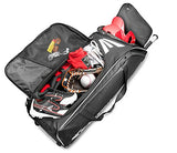 Easton E510W Bat & Equipment Wheeled Bag | Baseball Softball | 2019 | Black | 4 Bat Compartment |
