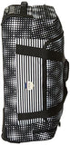 Roxy Women'S Distance Accross Wheeled Duffle Bag, Anthracite Opticity