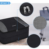 Gonex Large Packing Cubes, Double Sided Travel Suitcase Organizer 3 pcs Black