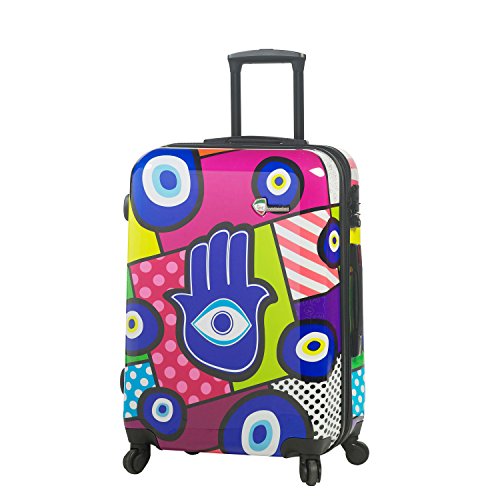 Mia Toro Hardside 24 Inch Spinner Luggage, Hamasa