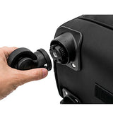 Racini Business Travel Nylon Waterproof Rolling Backpack, Freewheel Wheeled Backpack With Two Extra