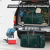 Gonex 150L Travel Duffel Bag Foldable Extra Large Duffle Bag XL Heavy Duty for Men Women for Luggage Shopping Blackish Green