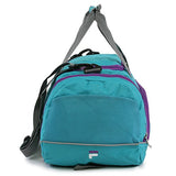 Fila Sprinter 19" Sport Duffel Bag, Teal/Purple