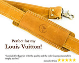 Messenger Bag Strap Replacement - Quality Genuine Cowhide Leather Adjustable Shoulder Strap; for