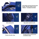 Xhhwzb Rolling Backpack, Kids Backpack Wheeled Backpack School Backpack With Wheels (Color : B)
