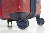 Tommy Hilfiger Starlight 21" Expandable Hardside Spinner, Red