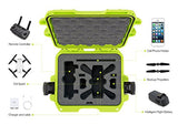 Nanuk 905 Waterproof Hard Drone Case With Custom Foam Insert For Dji Spark – Lime