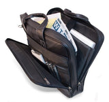 Mobile Edge Deluxe Leather Briefcase- 16-Inch Pc/17-Inch Macbook Pro
