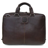 Boconi Tyler Tumbled Zipster in Coffee w/Khaki