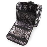Bebe Women'S Valentina-Wheeled Under The Seat Carry-On Bag, Black Floral