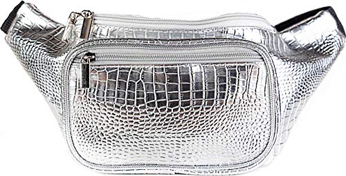 SoJourner Holographic Rave Fanny Pack - Packs for festival women, men | Cute Fashion Waist Bag Belt