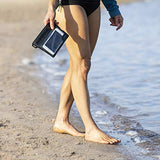 Nite Ize Runoff Waterproof Pocket, Slim Waterproof Wallet for Passports, Phones, and More. Tough Trusted Protection for Water Sports and Adventure Travel, Black