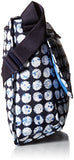 Vera Bradley Lighten Up RFID Laptop Messenger, Polyester, Splash Dot