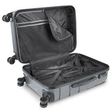 Vonhaus Premium Gray 3 Piece Lightweight Luggage Set – Hardshell Travel Suitcase With Tsa