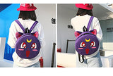 Rain'S Pan Anime Sailor Moon Luna Cosplay Canvas Backpack Shoulder Bag School Bag (Purple)