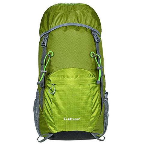 G4Free Large 40L Lightweight Water Resistant Travel Backpack/Foldable & Packable Hiking