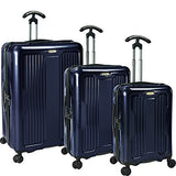 PROKAS Ultimax 3-Piece Spinner Luggage Set (Navy)