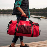 Aqua Quest White Water Duffel - 100% Waterproof 75 L Bag - Lightweight, Durable, External Pockets -