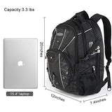 Cross Gear TSA Laptop Backpack with USB Charging Port and Combination Lock- Fits Most 17.3 Inch