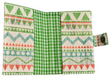 Vietsbay'S Aztec Patterns 28 Canvas Passport Holder Cover Case