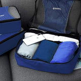 Gonex Rip-Stop Nylon Travel Organizers Packing Bags Deep Blue