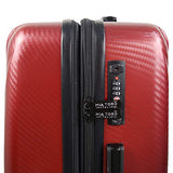 Mia Toro Italy Usini Hardside Spinner Luggage 3pc Set, Silver