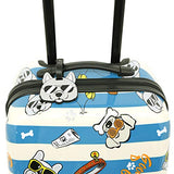 Travelers Club Kids' 5 Piece Luggage Travel Set, Cool Dog