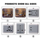 Travel Adapter Uppel Dual Usb All-In-One Worldwide Travel Chargers Adapters For Us Eu Uk Au About