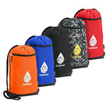 Såk Gear GymSak - 2-in-1 Drawstring Gym Bag with Removable Waterproof Bag | Features an Exterior