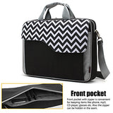 Coolbell 17.3 Inch Nylon Laptop Bag Shoulder Bag With Strap Multicompartment Messenger Hand Bag