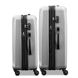 Samsonite Pulse Dlx Lightweight 2 Piece Hardside Set (20"/28"), Silver, Exclusive To Amazon
