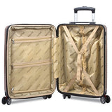 Dejuno Ashford 3-Pc Hardside Spinner Tsa Combination Lock Luggage Set-Rosegold, Rose Gold