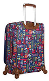 Lily Bloom Luggage Carry On Expandable Design Pattern Suitcase For Woman With Spinner Wheels (20in, Geo Critter)