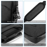 ProCase 14-15.6 Inch Laptop Bag Messenger Shoulder Bag Briefcase Sleeve Case for 15" Macbook Pro, 14 15 15.6 Inch Laptop Ultrabook Notebook MacBook Chromebook Computer -Black