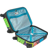 Mia Toro Italy M By Mia Toro-Butterflies Hardside Spinner Luggage 3 Piece Set