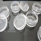 Goiio 5Gram/ 5ML Plastic Pot Jars, Cosmetic Containers, Samples Container(55 Pcs)