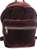 Aimee Kestenberg Woodside Velvet Backpack - Mahogany