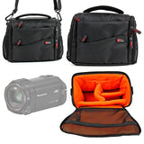DURAGADGET Deluxe Quality, Shock-Absorbing & Water-Resistant Shoulder/Messenger Bag in Black &