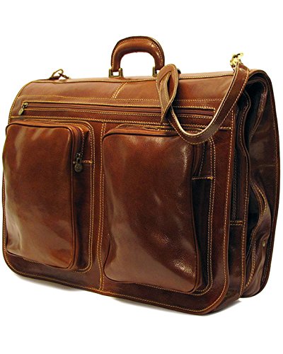 Floto Venezia Garment Bag in Vecchio Brown